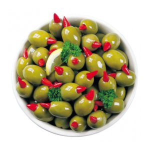 Оливки Греко с Перцем Пири-Пири в маринаде вес