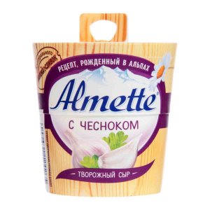 Сыр Альметте с чесноком 150г
