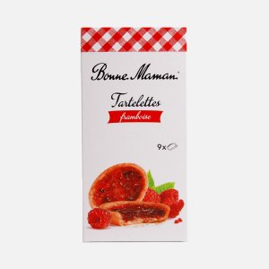 Печенье Бонне Маман Тарталетки с малиновой начинкой к/к 135г