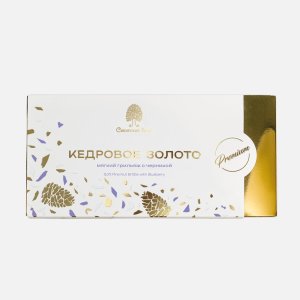 Набор конфет Сибирский кедр Кедровое золото с черникой 85г